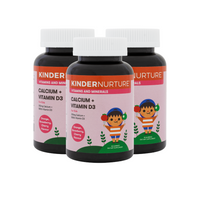 [25% Off Bundle Deal] 3 x KinderNurture Calcium + Vitamin D3, 30 gummies