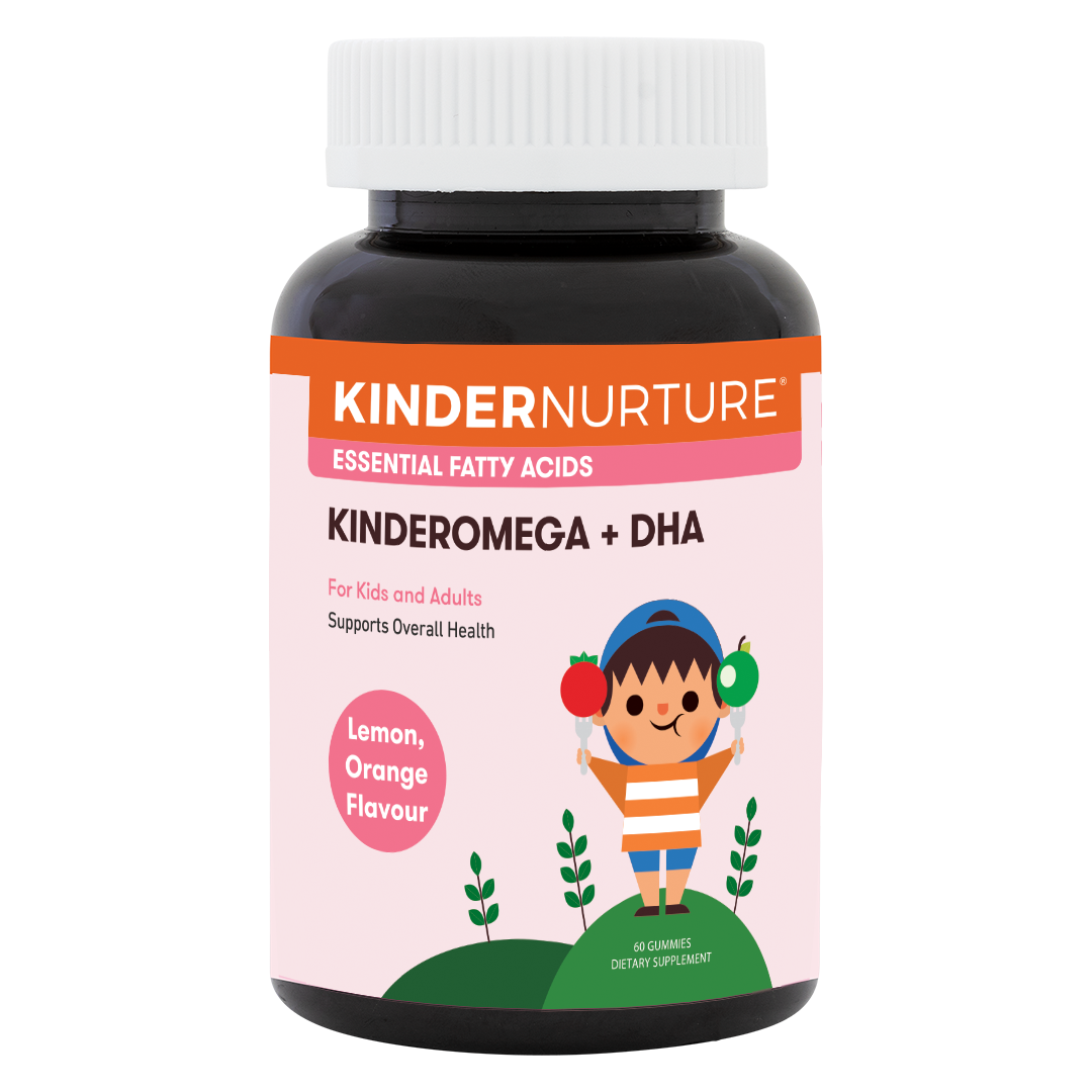 KinderNurture KinderOmega + DHA, 60 gummies.