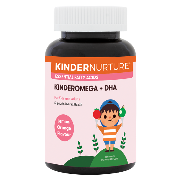 KinderNurture KinderOmega + DHA, 60 gummies.