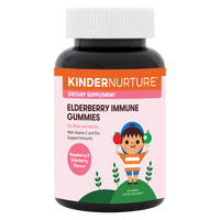 [25% Off Bundle Deal] 3 x KinderNurture Elderberry Immune Gummies, 60 gummies.