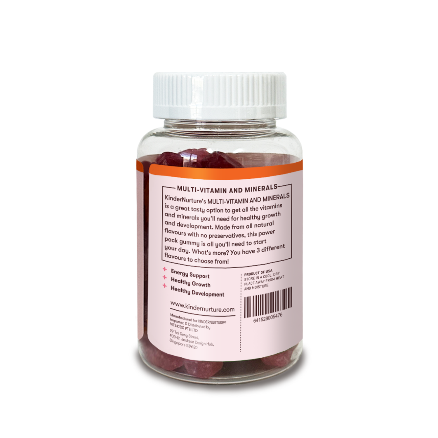 [25% Off Bundle Deal] 3 x KinderNurture Children's Multi-Vitamin & Minerals, 120 gummies