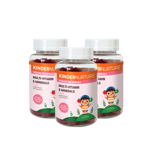 [25% Off Bundle Deal] 3 x KinderNurture Children's Multi-Vitamin & Minerals, 120 gummies