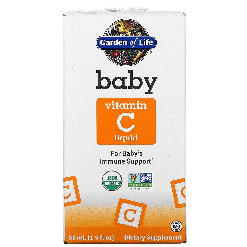 Garden of Life Baby Vitamin C Liquid, 56 ml.