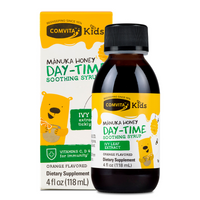 Comvita Kids Day-Time Soothing Syrup- Orange Flavour, 118 ml.