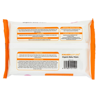 KinderNurture Organic Baby Wipes, 40 wipes