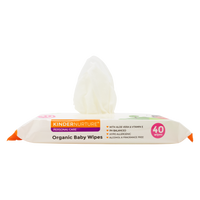 KinderNurture Organic Baby Wipes, 40 wipes