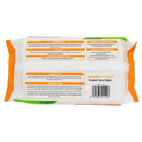 KinderNurture Organic Baby Wipes, 80 wipes