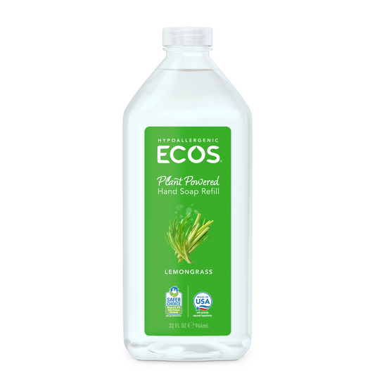 ECOS Hypoallergenic Hand Soap Refill Lemongrass 32oz.