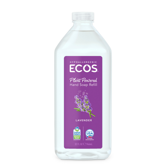 ECOS Hand Soap Lavender Refill 32oz.