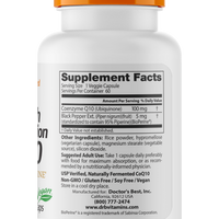 Doctor's Best High Absorption CoQ10 with BioPerine 100mg, 60 vcaps