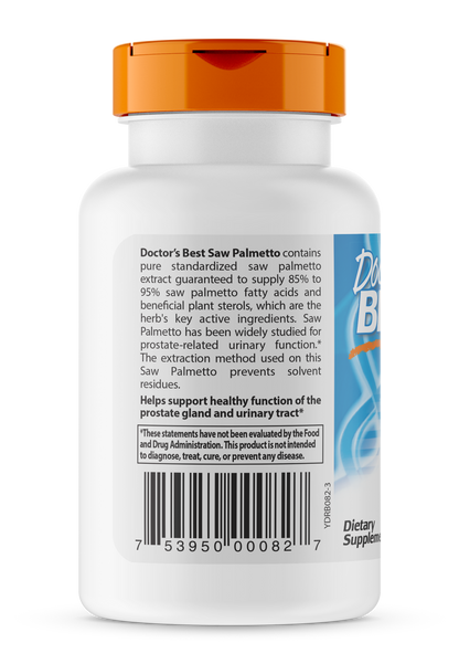 Doctor's Best Best Saw Palmetto, 320mg, 60 sgls