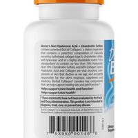 Doctor's Best Hyaluronic Acid with Chondroitin Sulfate, 60 caps【25% OFF Auto Discount】