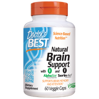 Doctor's Best Natural Brain Support, 60 vcaps【25% OFF Auto Discount】