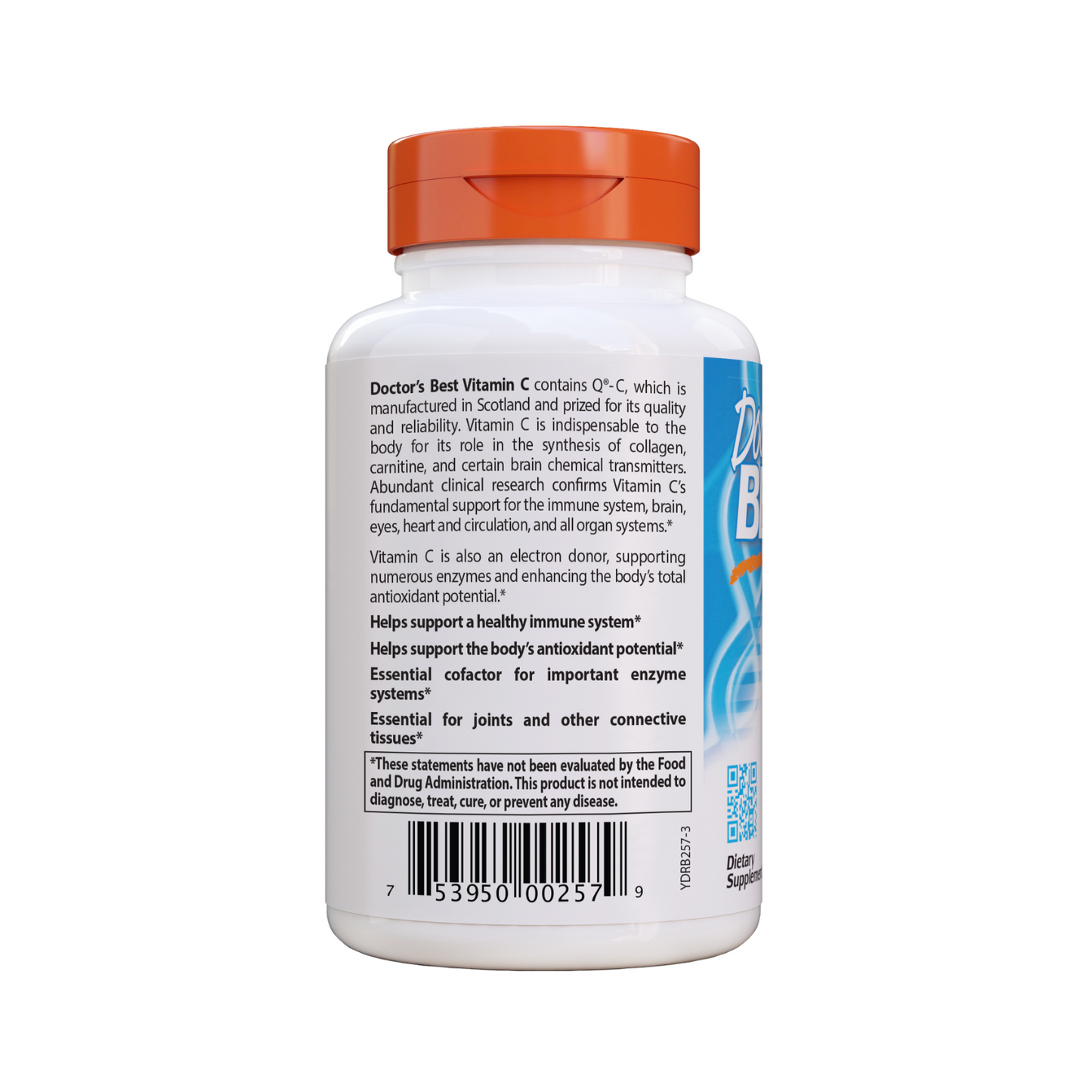 Doctor's Best Vitamin C featuring Quali-C 1000mg, 120 vcaps
