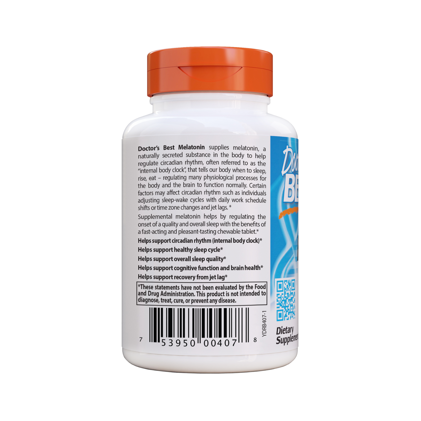Doctor's Best Melatonin 5mg, 120 tabs