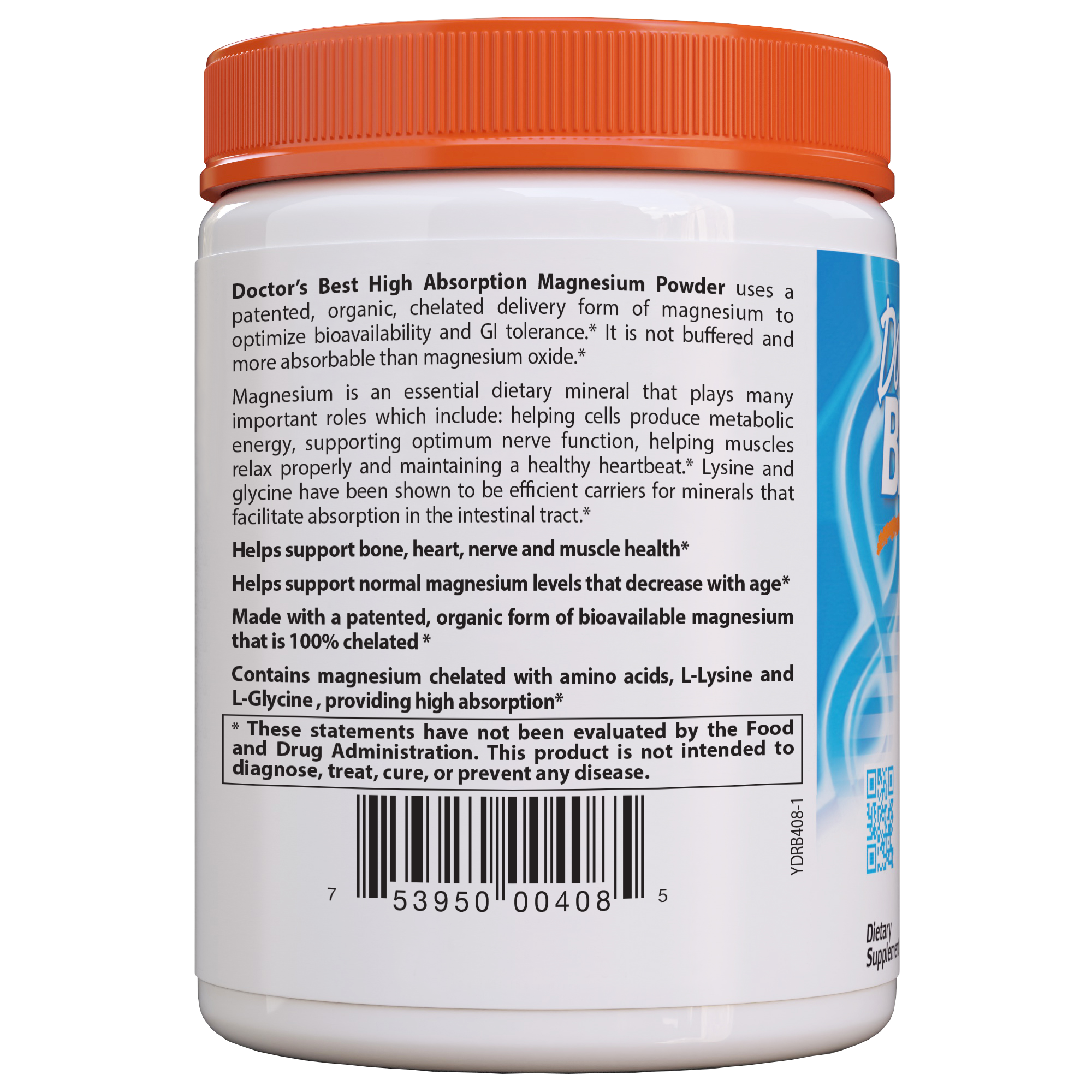 Doctor's Best High Absorption Magnesium, 200g