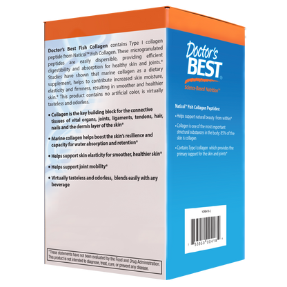 Doctor's Best Fish Collagen with Trumarine Collagen, 30 sticks
