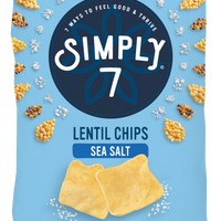 [Bundle of 2] Simply 7 Lentil Chips - Sea Salt, 113 g