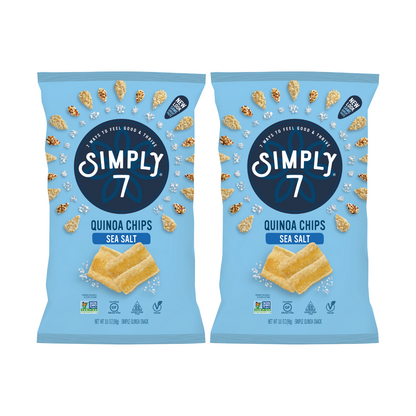 [Bundle of 2] Simply 7 Quinoa Chips - Sea Salt, 99 g