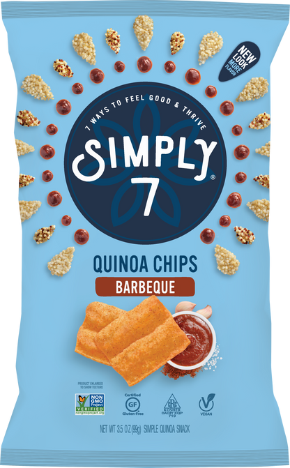 [Bundle of 2] Simply 7 Quinoa Chips - BBQ, 99 g