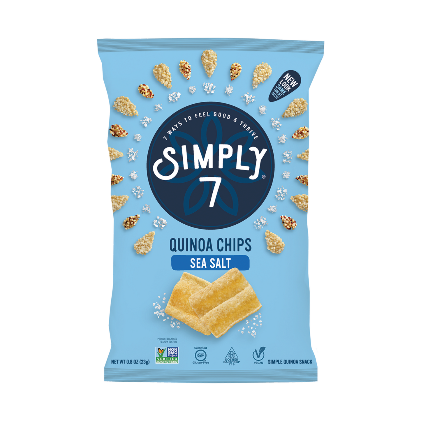 Simply 7 Quinoa Chips - Sea Salt, 23 g