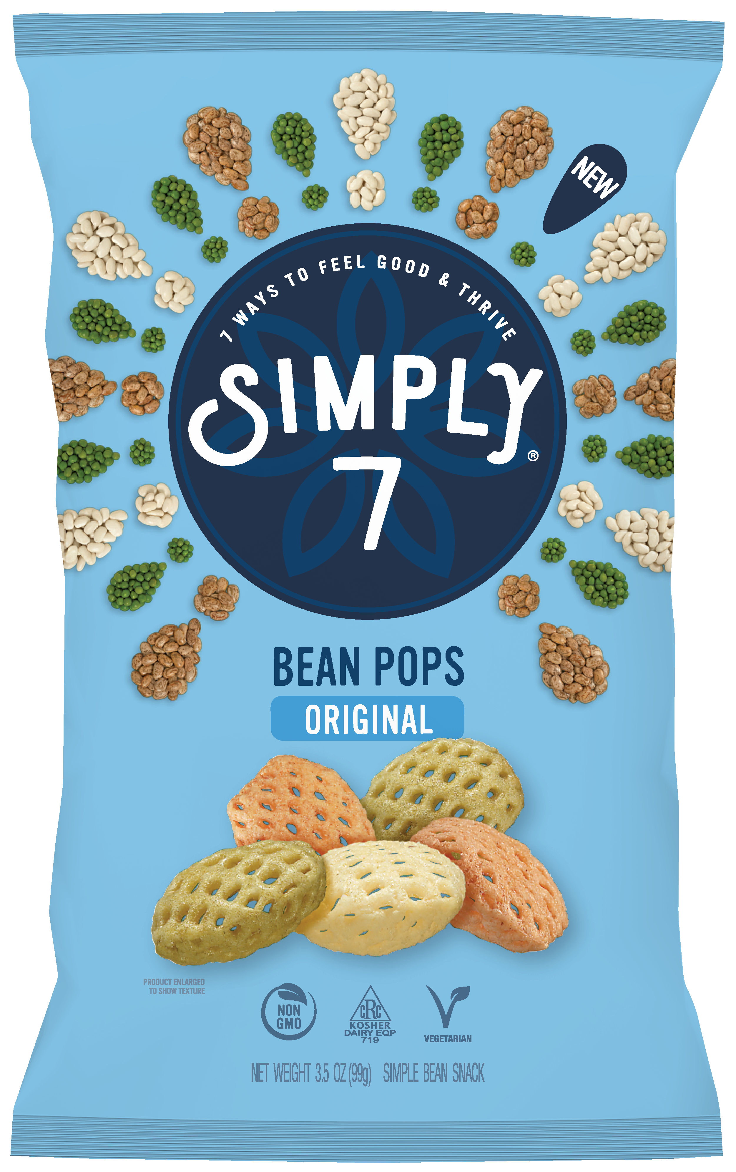 [Bundle of 2] Simply 7 Bean Pops- Original, 99g.
