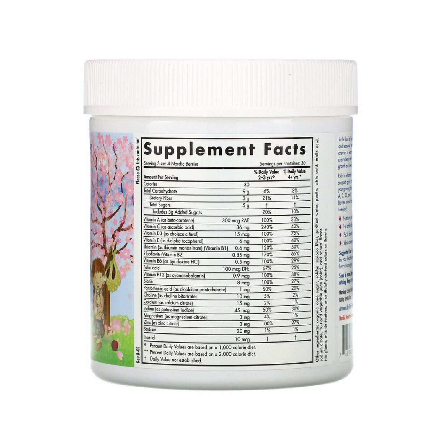 Nordic Naturals Nordic Berries Multivitamin Gummies - Cherry Berry, 120 berries.