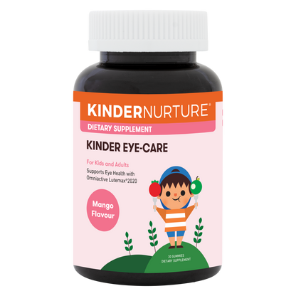 [25% Off Bundle Deal] 3 x KinderNurture Kinder Eye-Care, 30 gummies.