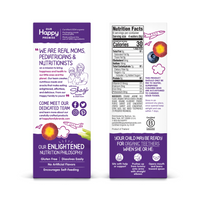 Happy Family Happy Baby Gentle Teethers - Blueberry & Purple Carrot, 12 x 4 g.