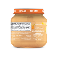 Happy Family Happy Baby Stage 2 Clearly Crafted Jars - Bananas & Sweet Potatoes, 113 g.