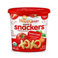 Happy Family Happy Baby Organic Snackers- Tomato & Basil, 42.5 g.