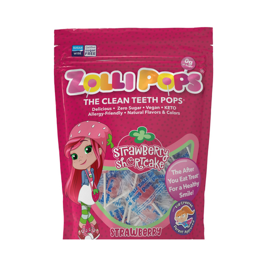 Zollipops The Clean Teeth Pops- Strawberry (Strawberry Shortcake), 88g