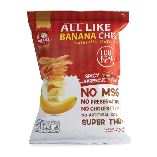 All Like Banana Chips- Spicy BBQ 45g