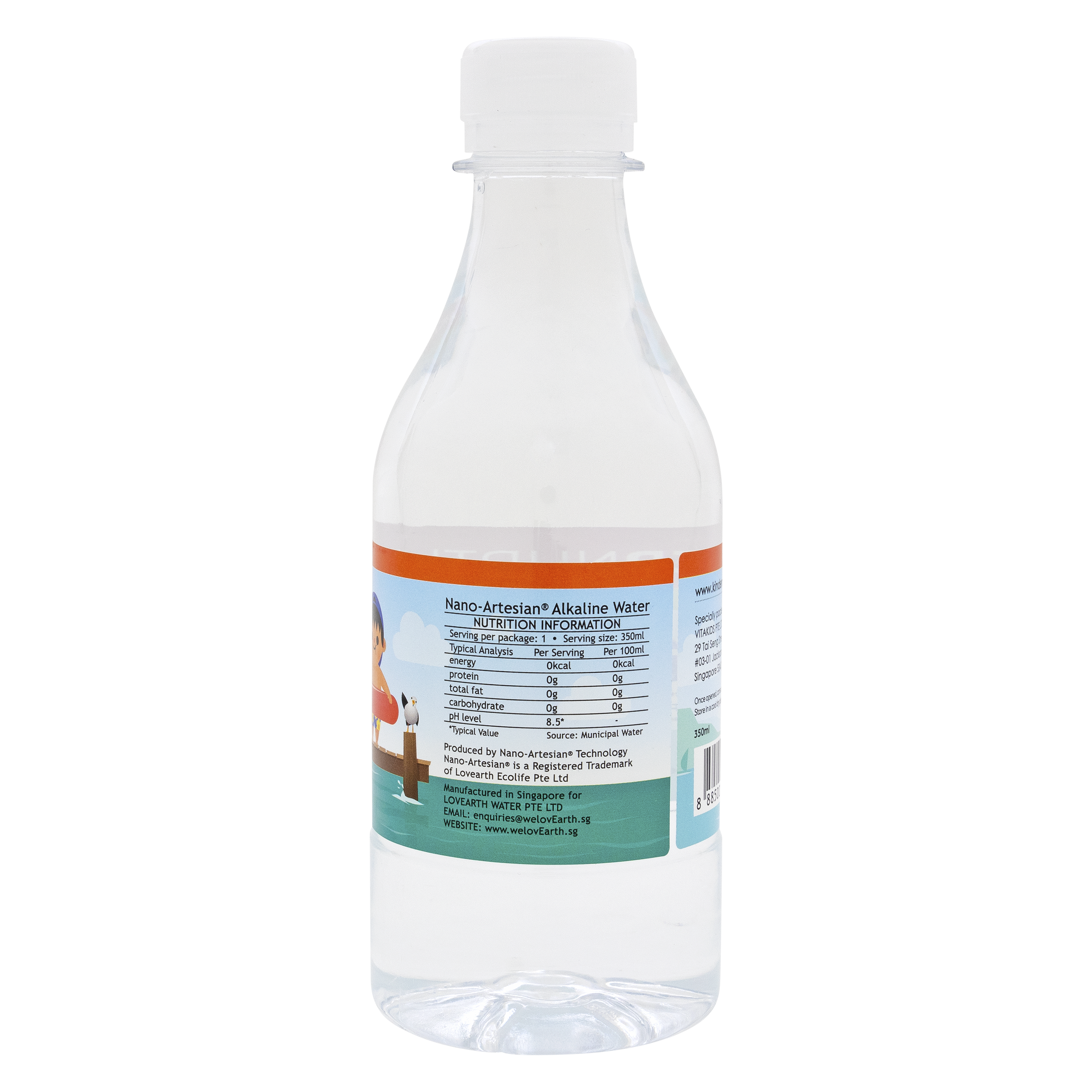 [Carton Sales] KinderNurture Nano Artesian Alkaline Drinking Water, 350ml x 24 bottles