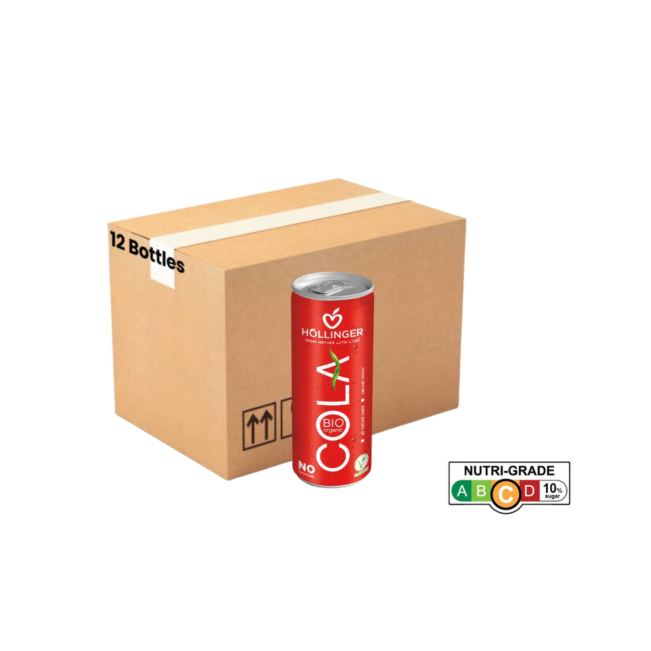 [Case of 12] Hollinger Organic Cola, 250ml