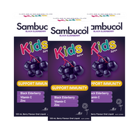 [25% Off Bundle Deal] 3 x Sambucol Kids Formula (AUS Version), 120 ml.