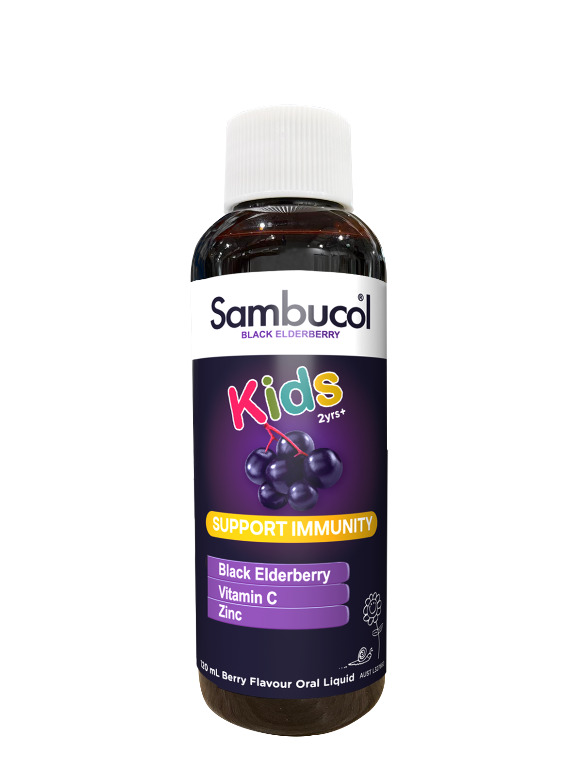[25% Off Bundle Deal] 3 x Sambucol Kids Formula (AUS Version), 120 ml.