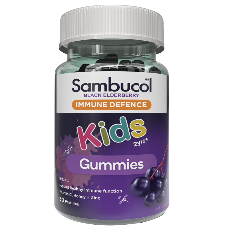 [25% Off Bundle Deal] 3 x Sambucol Kids Immunity Gummies (AUS Version), 50 gums.