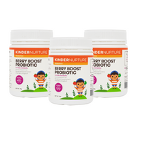 [25% Off Bundle Deal] 3 x KinderNurture Berry Boost Probiotic Powder, 90g