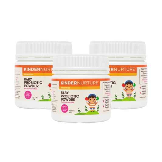 [25% Off Bundle Deal] 3 x KinderNurture Baby Probiotic Powder, 60g