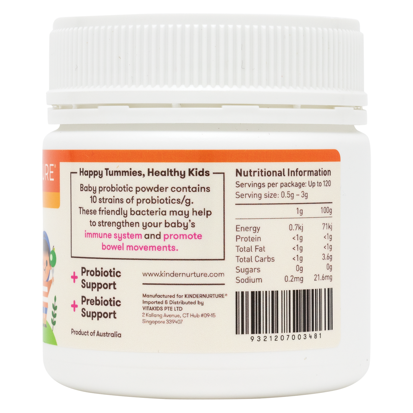 KinderNurture Baby Probiotic Powder, 60g [EXP. 31/5/24]