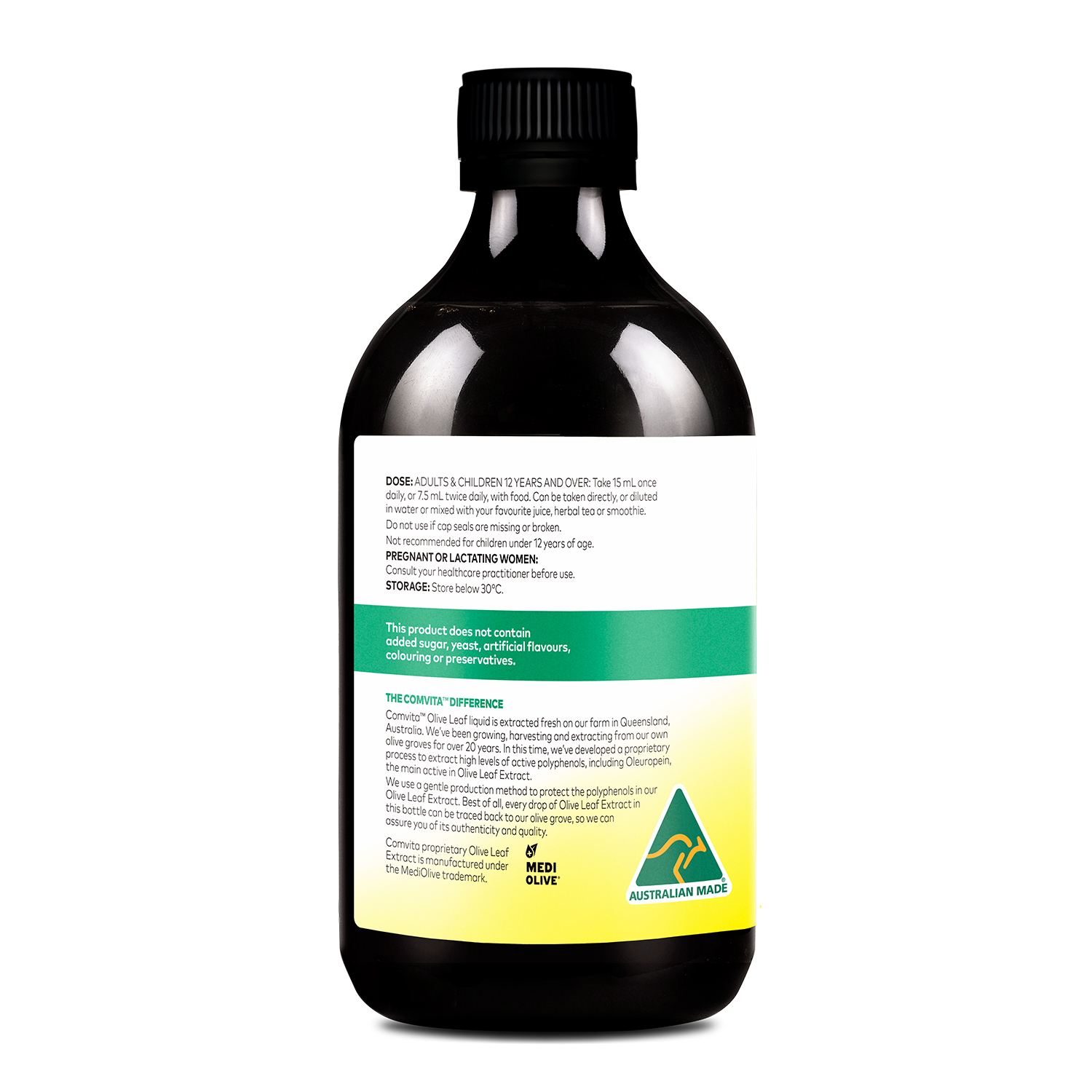 30% Off [Bundle of 6] Comvita Olive Leaf Extract - Peppermint Flavor, 500 ml.