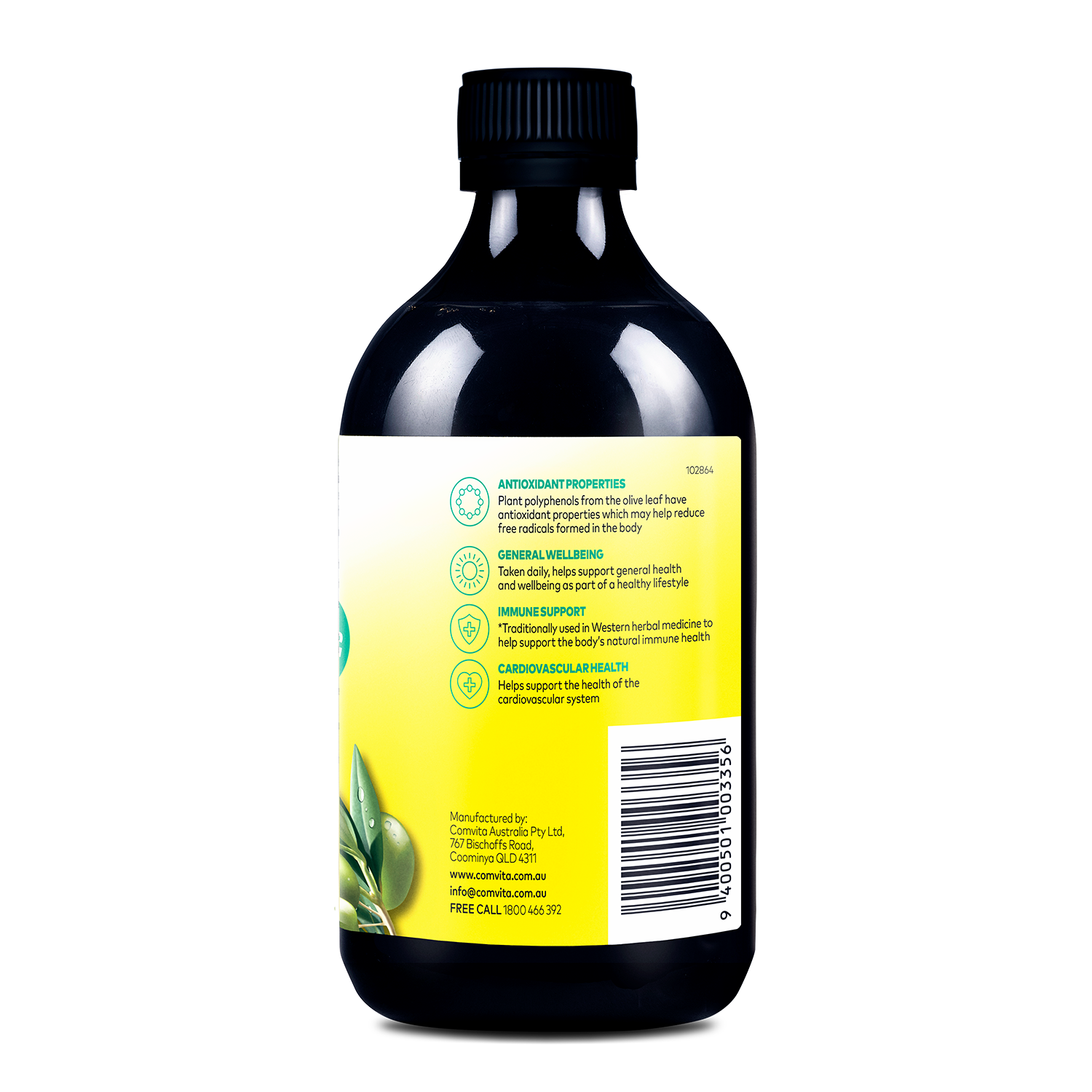 30% Off [Bundle of 6] Comvita Olive Leaf Extract - Peppermint Flavor, 500 ml.