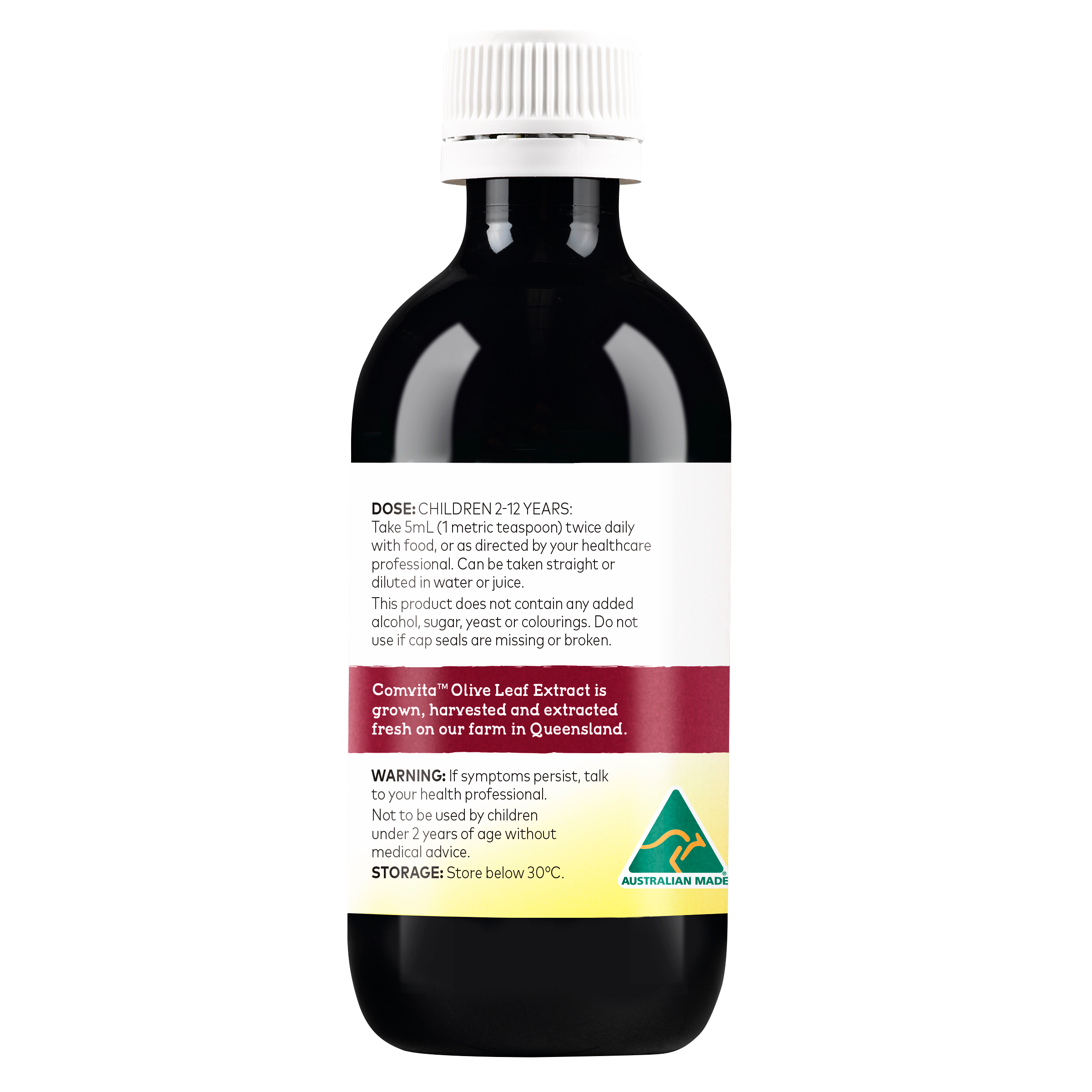 30% Off [Bundle of 6] Comvita Olive Leaf Extract for Children - Mixed Berry Flavor, 200 ml.
