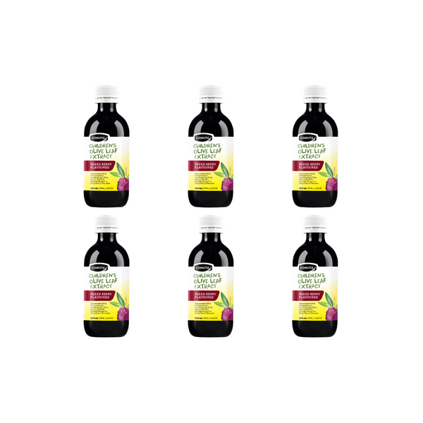 30% Off [Bundle of 6] Comvita Olive Leaf Extract for Children - Mixed Berry Flavor, 200 ml.