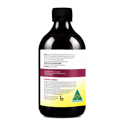 Comvita Olive Leaf Extract - Mixed Berry Flavor, 500 ml.