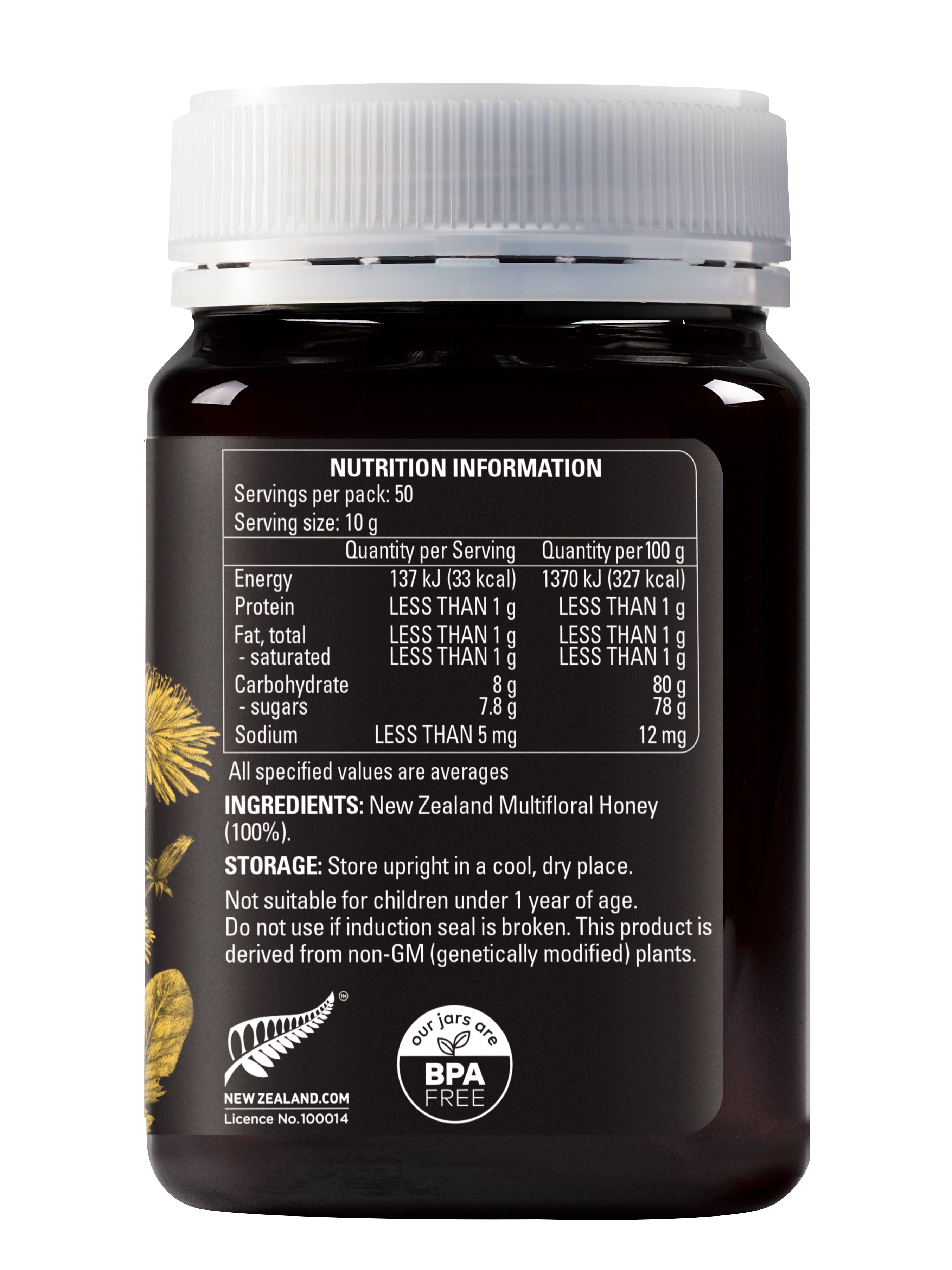 30% Off [Bundle of 6] Comvita Multifloral Honey, 500g