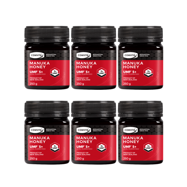 30% Off [Bundle of 6] Comvita Manuka Honey UMF™ 5+, 250 g.