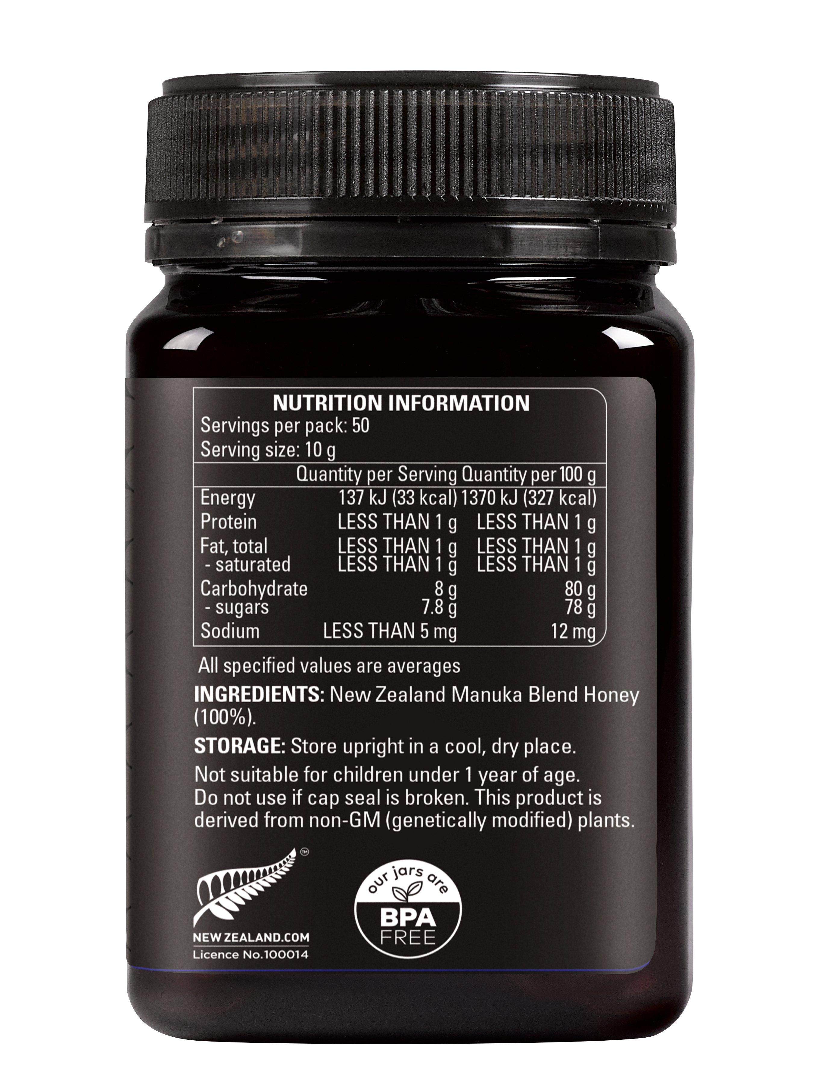 30% Off [Bundle of 6] Comvita Manuka Honey Blend, 500 g.