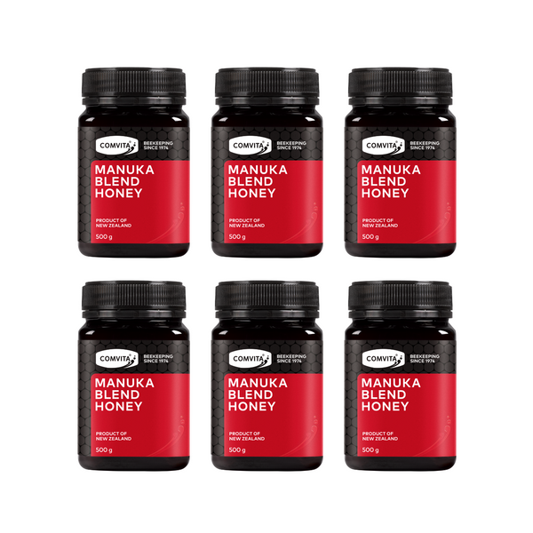 30% Off [Bundle of 6] Comvita Manuka Honey Blend, 500 g.